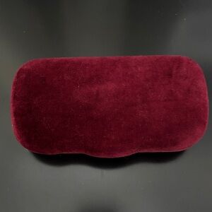 Gucci Burgundy Velvet Eyewear Case